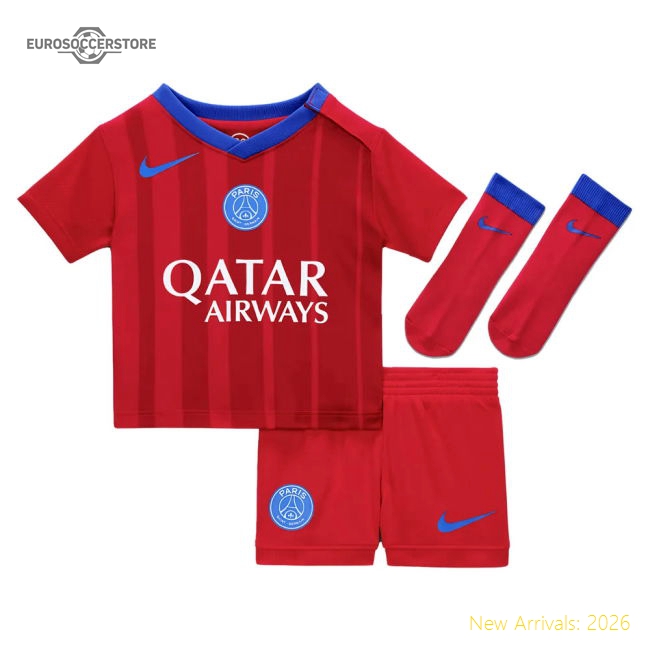 2025-2026 PSG Third Baby Kit (Your Name)-Vantage Point Soccer